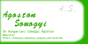 agoston somogyi business card