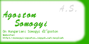 agoston somogyi business card